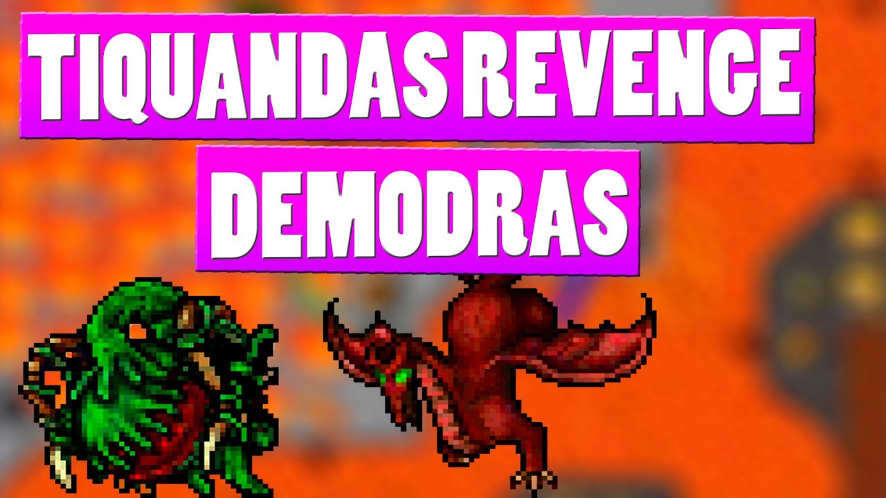 400k de DROP do BOSS - Matando TIQUANDAS REVENGE e DEMODRAS