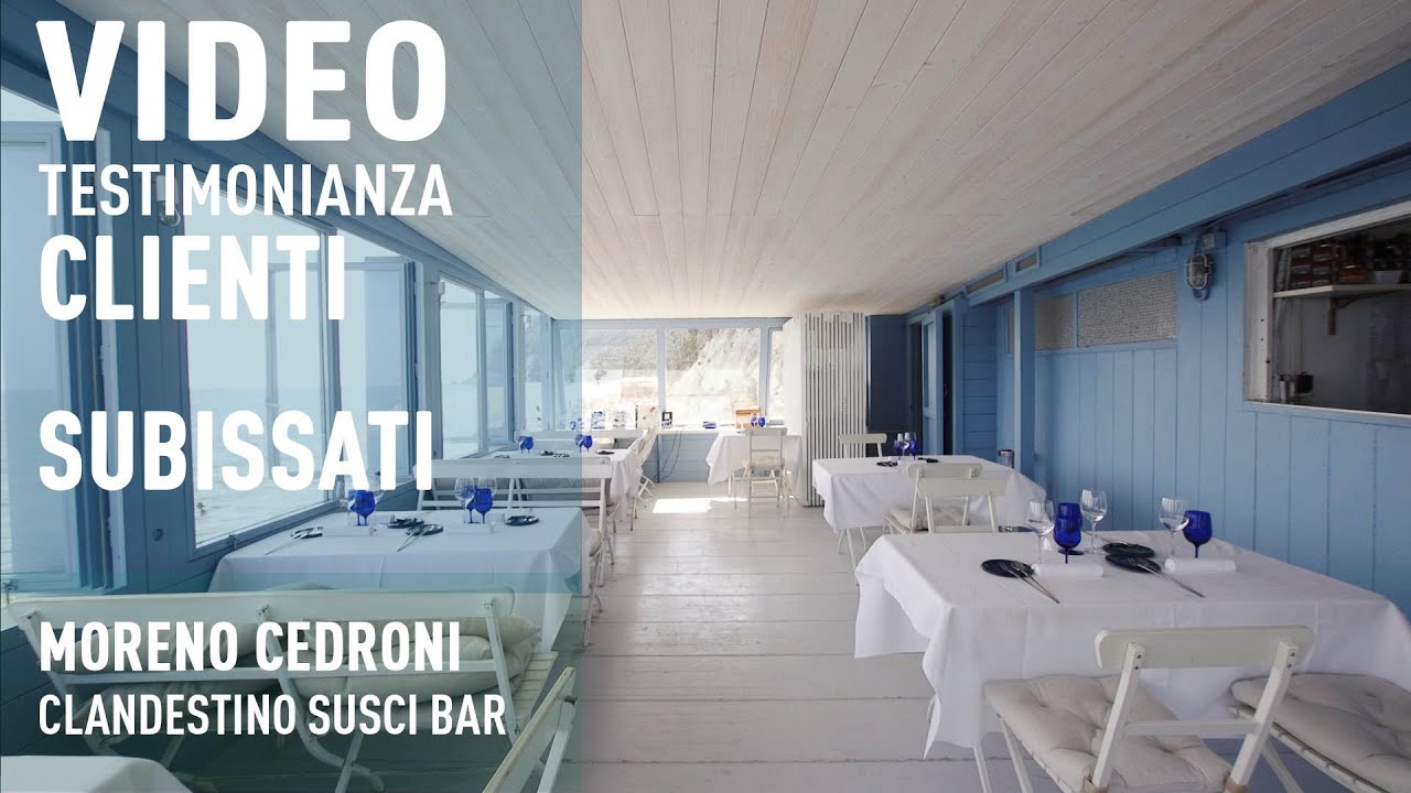 Video Testimonianza Clienti || Subissati || Moreno Cedroni || Clandestino Susci Bar