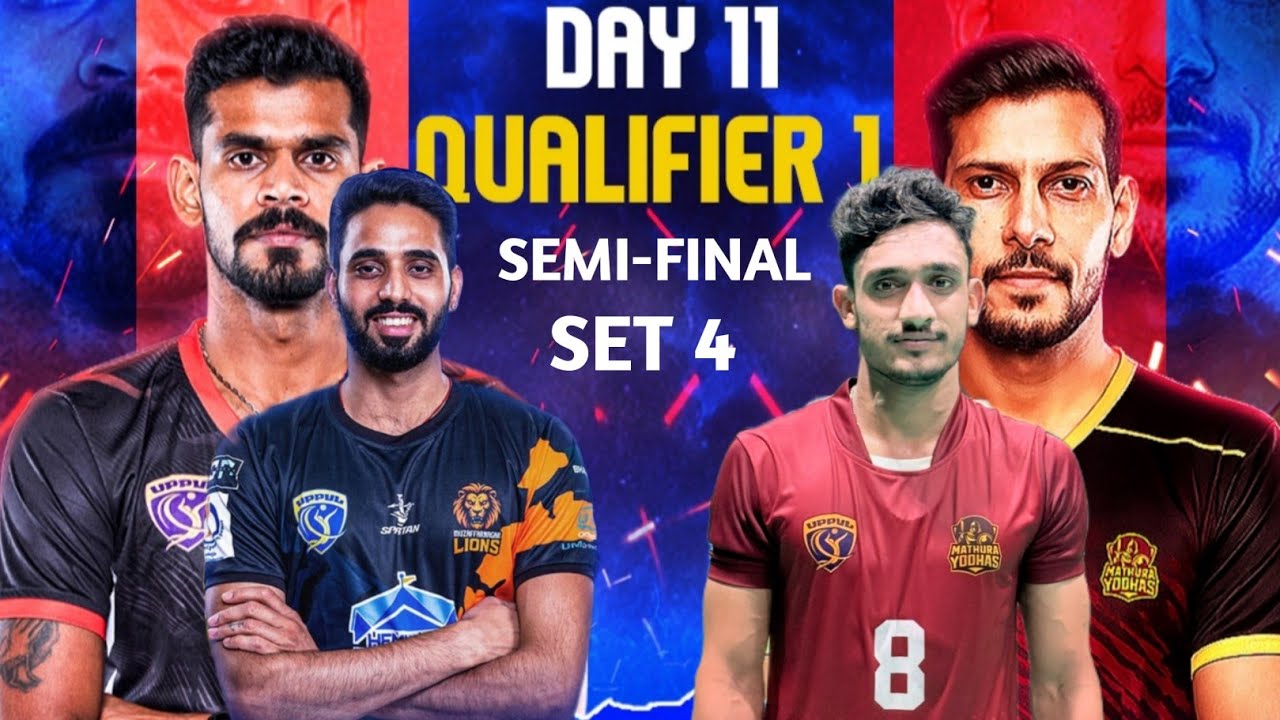 | SET 4 | Semi-Final | Mathura VS Mujaffarnagar | #mr_saeed_09 | Uttar Pradesh Pro Volleyball League