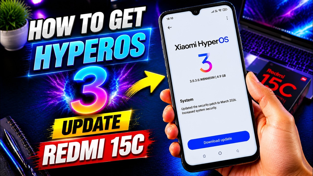 Как получить обновление HyperOS 3 для Redmi 15C | Самый быстрый способ🔥