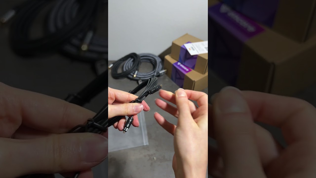 Cabo &Oacute;ptico (cabo fibra &oacute;ptica) para &Aacute;udio Toslink