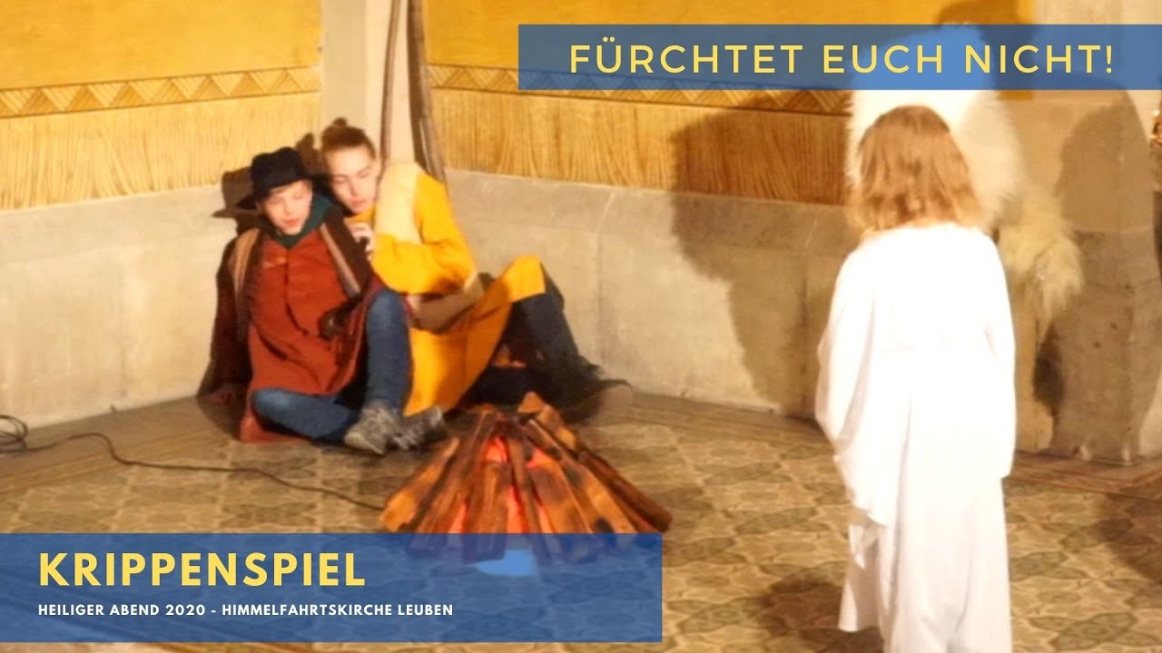 Christvesper mit Krippenspiel am Heiligen Abend 2020 aus der Himmelfahrtskirche Leuben