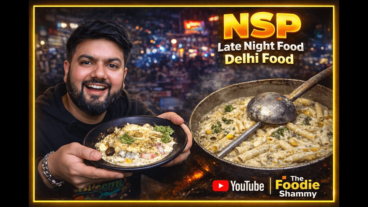 NSP Late Night Food 🔥 Delhi’s Creamiest Pasta at Midnight#viral #pasta #sandwich #foodie #viral