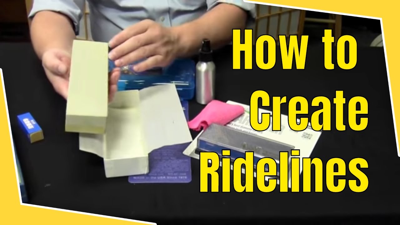 How to use the the Scimech Hone Kit for Scissor Ridelines to Sharpen the Inside of Beauty Shears