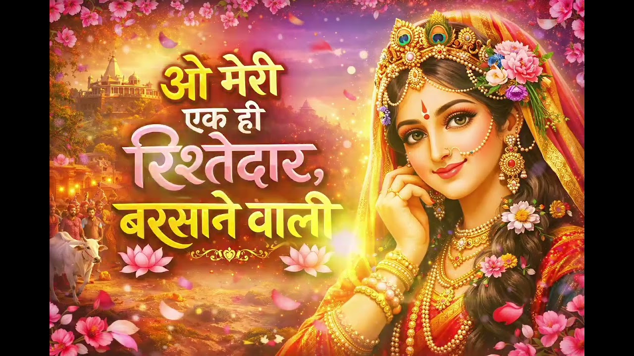 ✨Meri ek hi rishtedar barsane wali ✨ new bhajan 2026