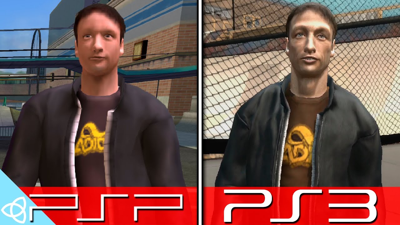 Tony Hawk's Project 8 - PSP vs. PS3 | Side by Side