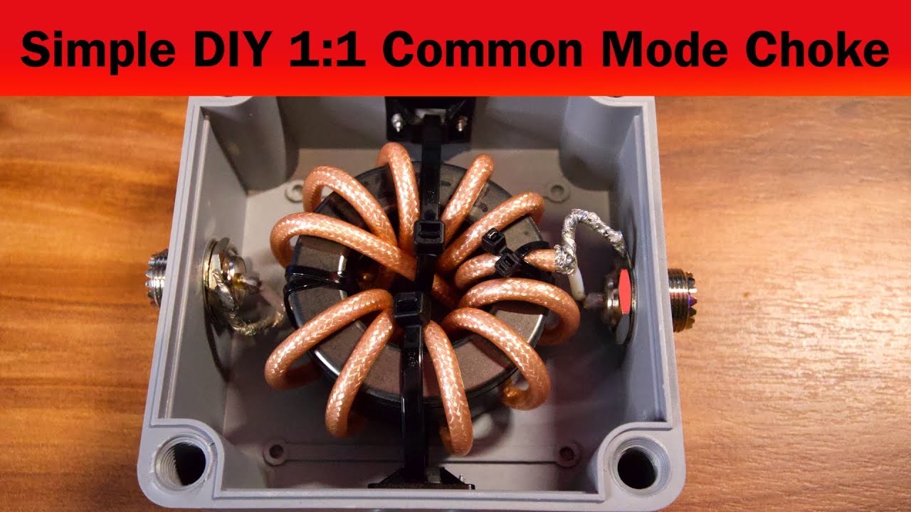 Making a Simple DIY 1:1 Common Mode Choke | How to make a Common Mode Choke