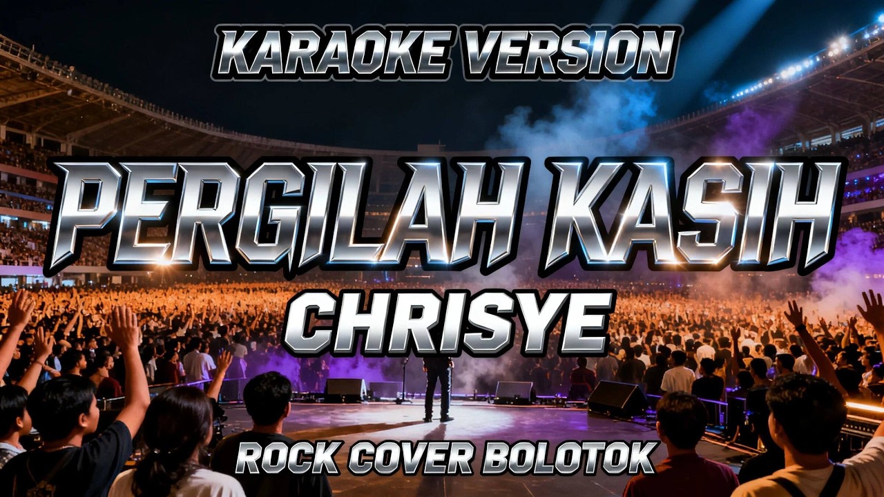 PERGILAH KASIH – CHRISYE (KARAOKE VERSION – ROCK COVER BOLOTOK OFFICIAL)
