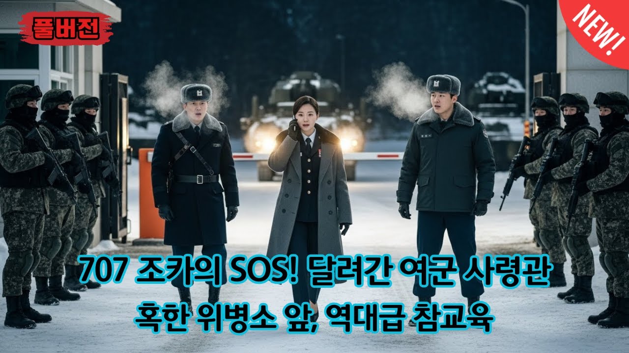 707 고아 조카의 다급한 전화 받고 달려간 최연소 여군 감찰사령관… 혹한 위병소 앞에서 역대급 참교육이 시작됐다!