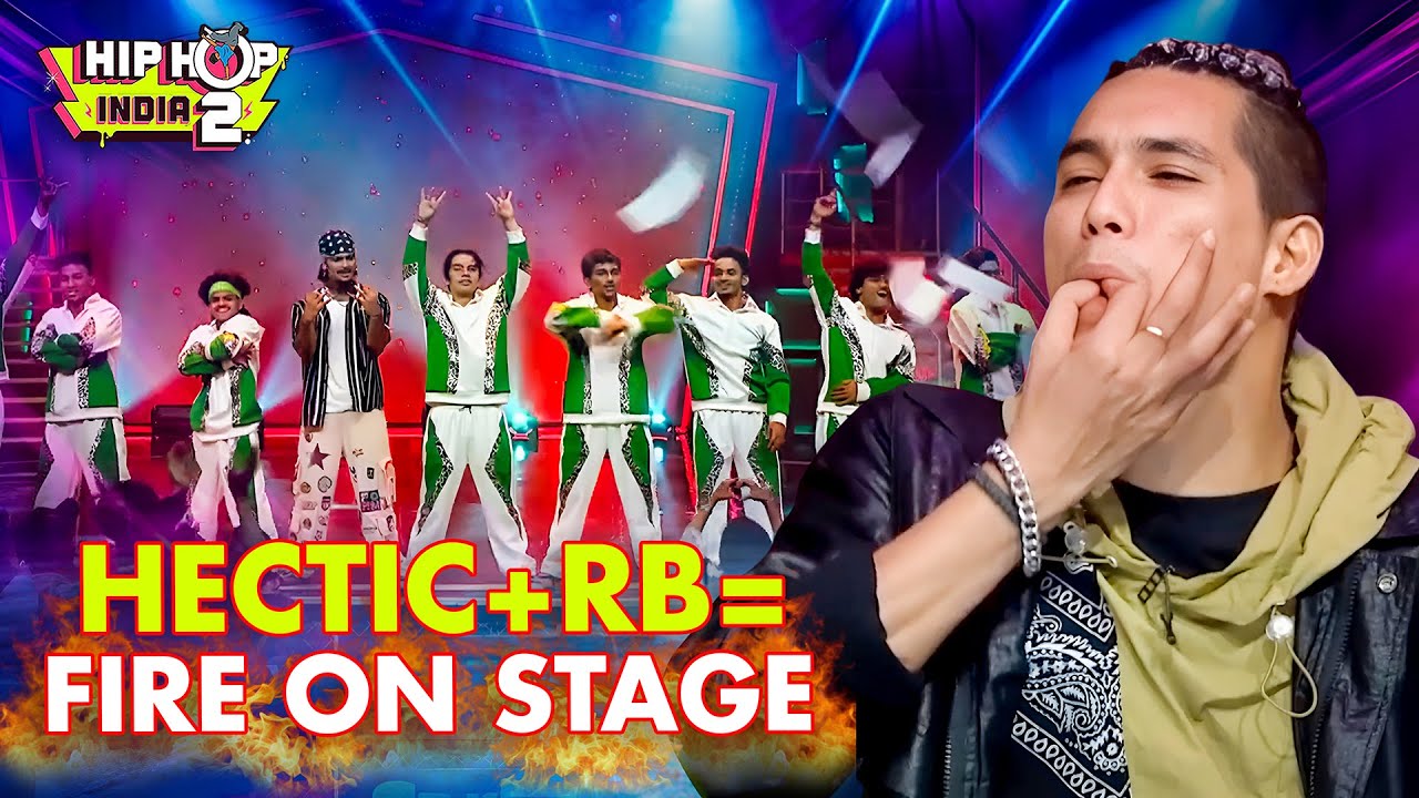 Rule Breakerz 🔥 vs Hectic &ndash; The real battle broke out on stage today 😳🔥 | Hip Hop India S2 | Chit...