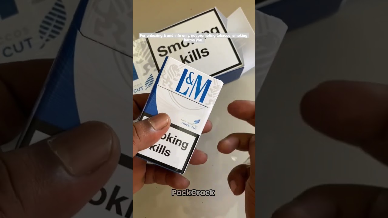 Epic Cigarette Unboxing: L&M Blue Label Switzerland Edition! #cigarette #tobacco #unboxing #L&M