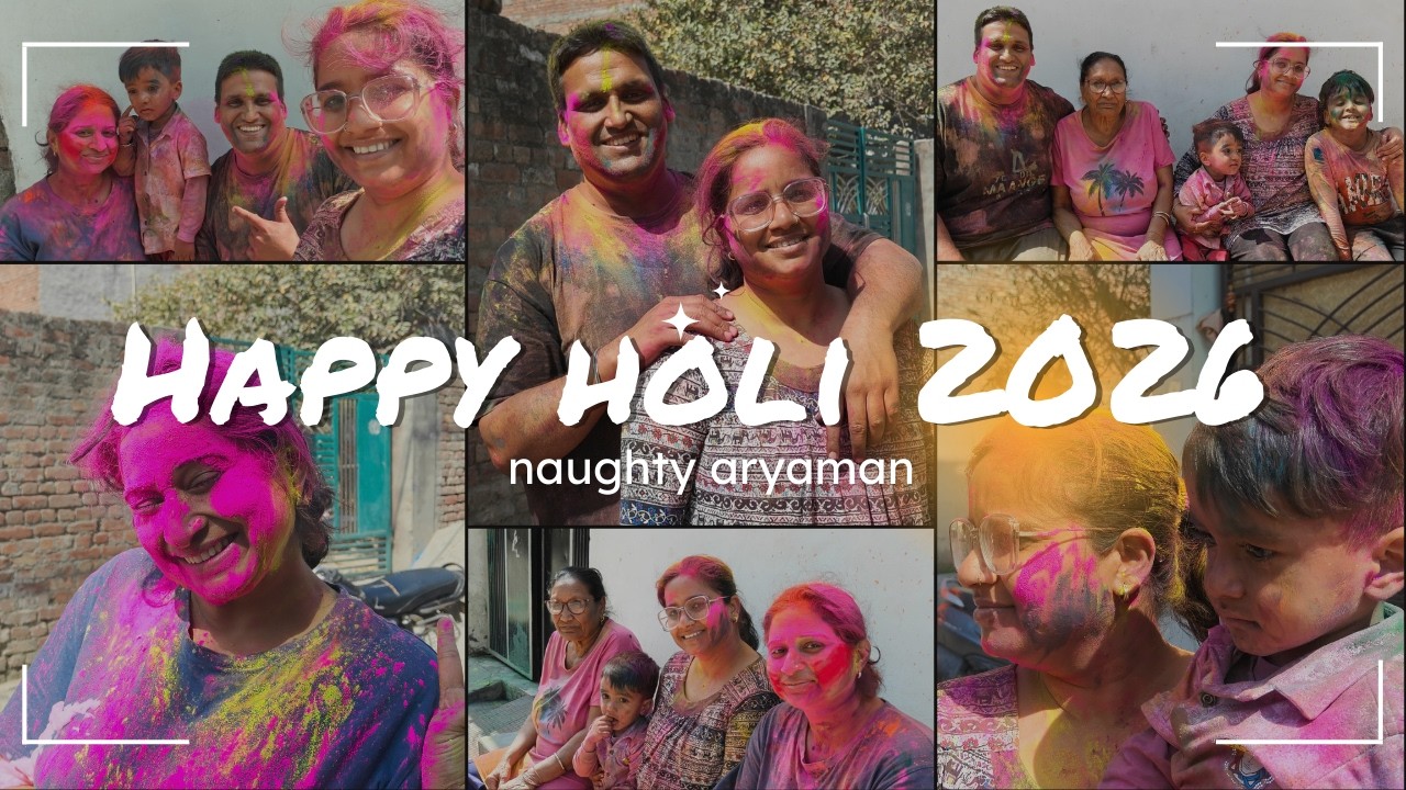 HOLI CELEBRATION 2026 I FUN MASTI I MEMORIES FOR ETERNITY 💖😍🤩