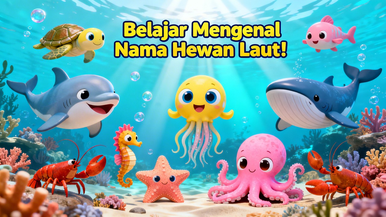 Laut Ajaib! Kenali Hewan Laut Bareng Anak Hebat