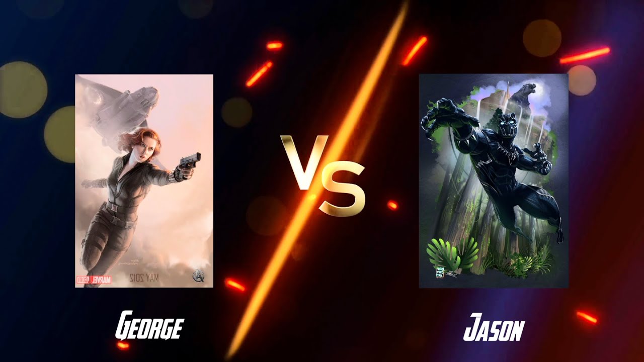 Black Widow vs Black Panther (George vs Jason) | Unmatched