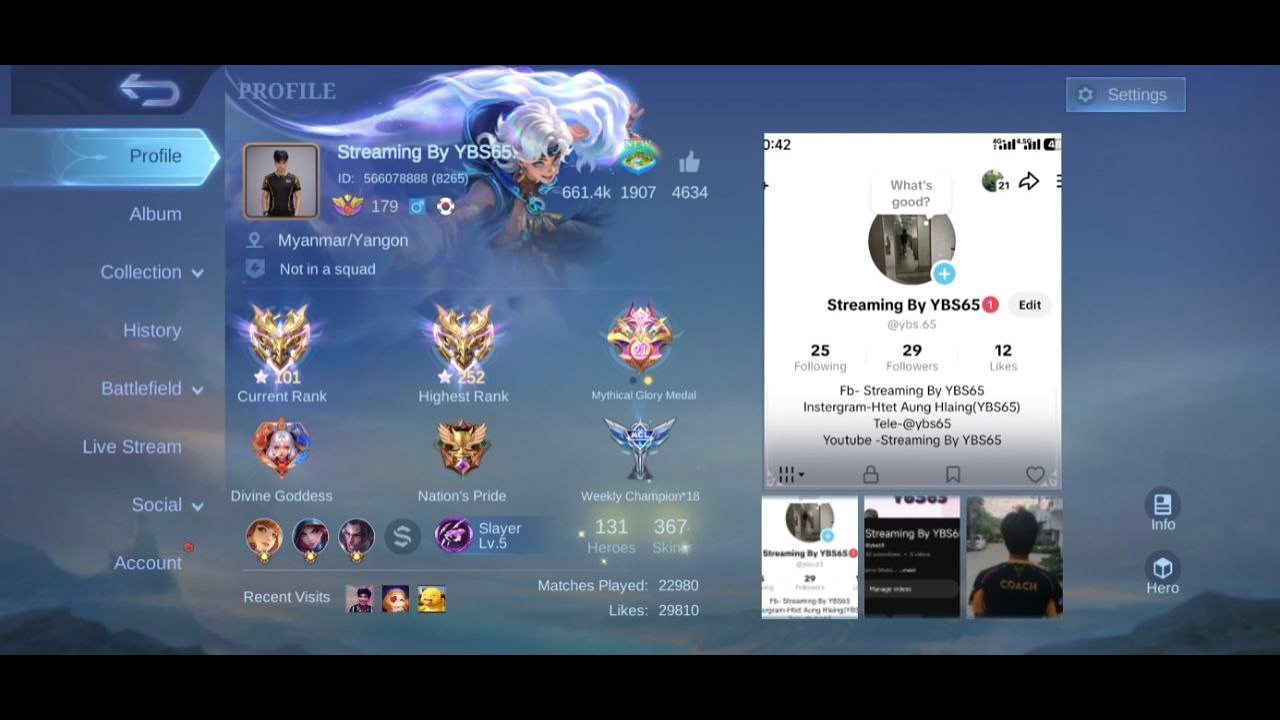 Sub 800 ပြည်ရင် 5 vs 5 challenge Weekly Pass ပေးမယ်...