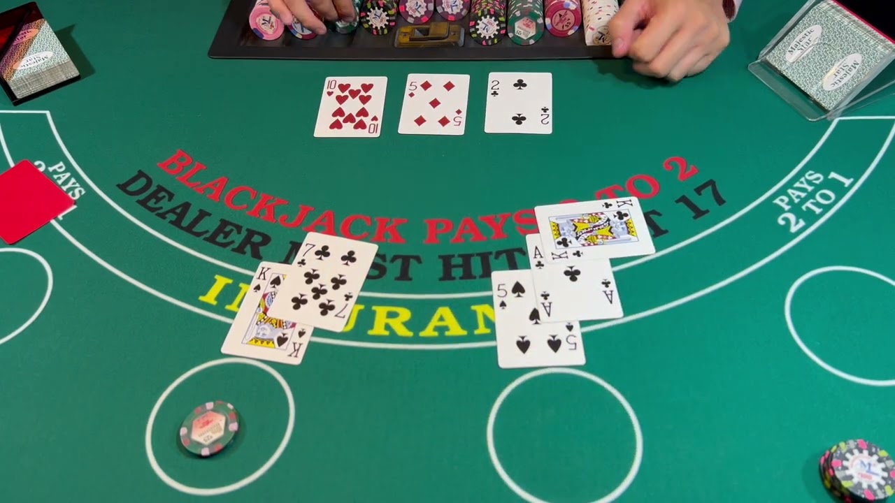 BLACKJACK $1,000 BUY IN SESSION 😅🍀SOMETIMES THE LUCK RUNS OUT 🍀😅#blackjackstrategy
