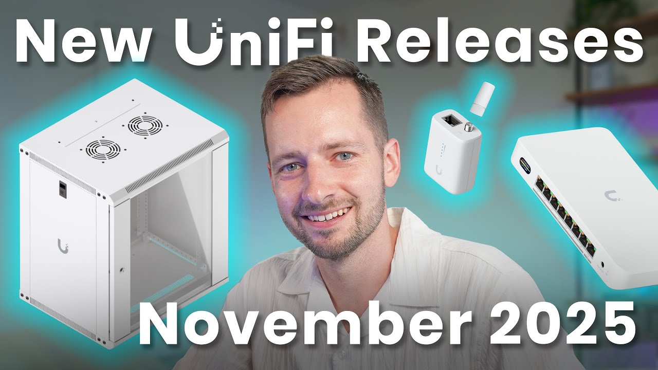 Новые продукты UniFi (ноябрь 2025 г.) | Мостовой коммутатор устройств, UDB IoT, стоечные шкафы 12U