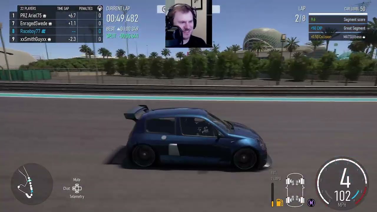 Mid Engine Renault Clio POWERS Through the Field at Yas Marina in A Class! (Forza Motorsport)