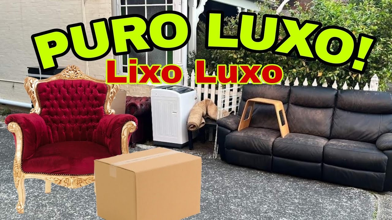 MUITO LUXO! ACHEI MOVÉIS E PORCELANA!!! LIXO NA AUSTRALIA!