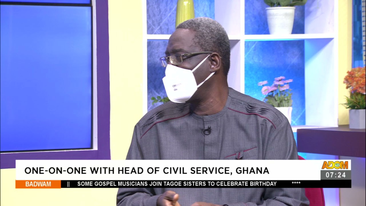 One-on-One with Head of Civil Service, Ghana - Badwam Afisem on Adom TV (28-7-21)