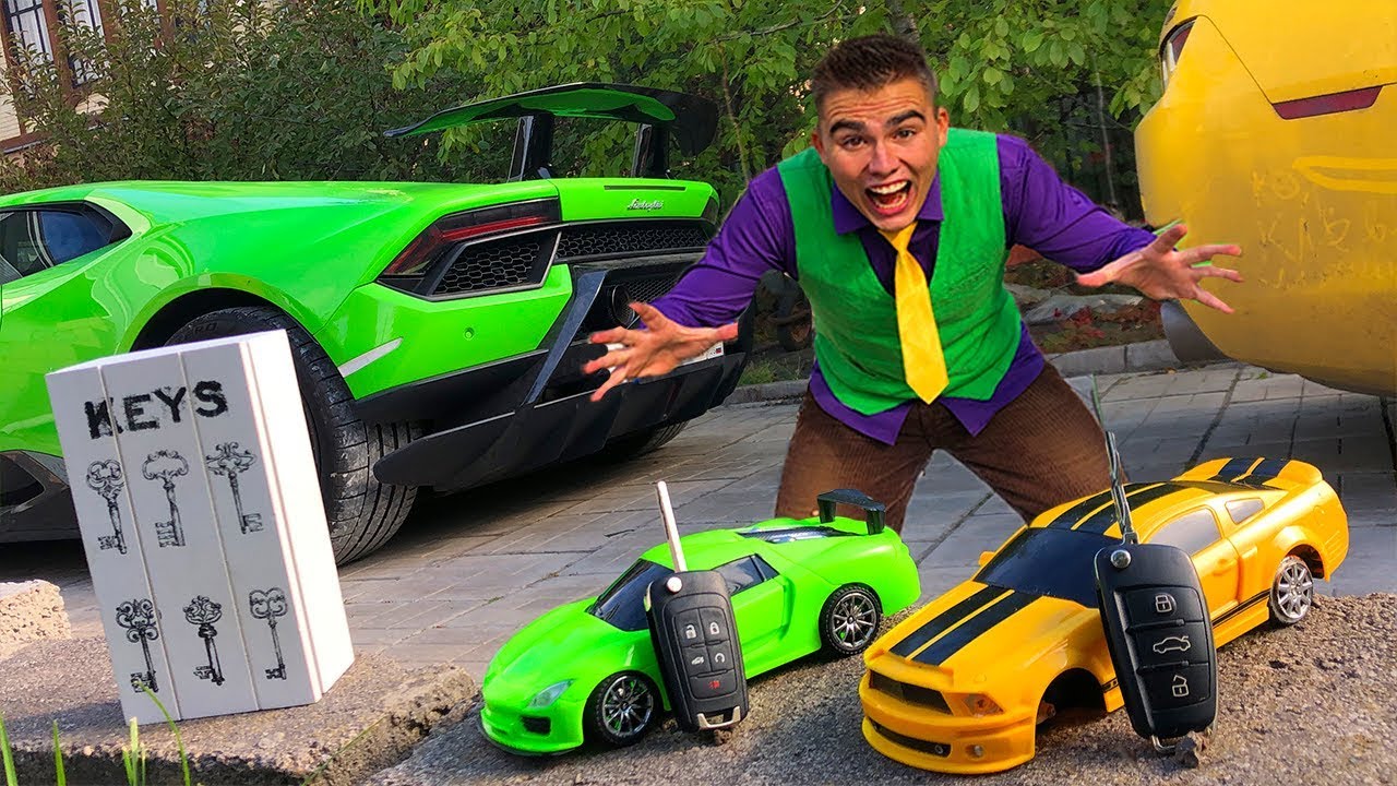 Biker Mr. Joe on Motorcycle found Magic Key Box & A LOT OF Car Keys of Lamborghini & Camaro