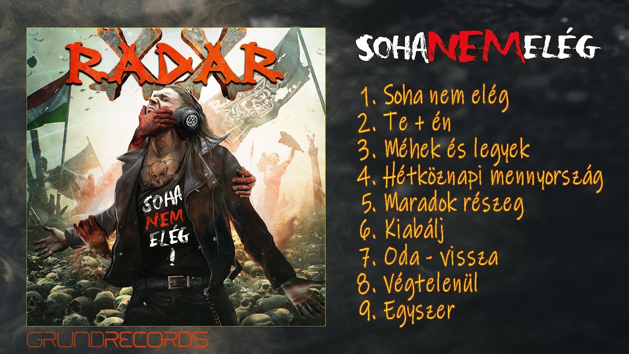 Radar - Soha nem elég (teljes album) - 2024.
