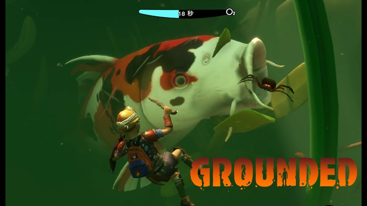 #6【Grounded】鯉でけぇー！！！！