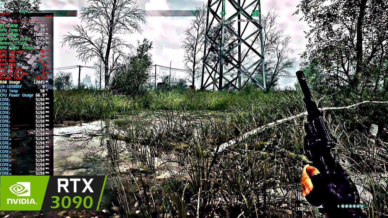 CHERNOBYLITE - GPU Benchmark, I9-10900KF 5.2GHz/ RTX 3090 | 8K UHD Max Settings DLSS On