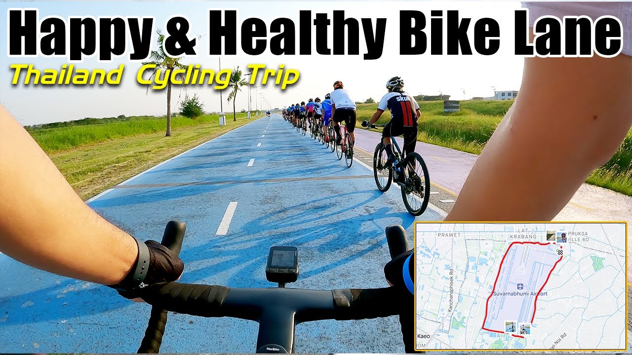 Happy & Healthy Bike Lane Bangkok Suvarnabhumi Airport