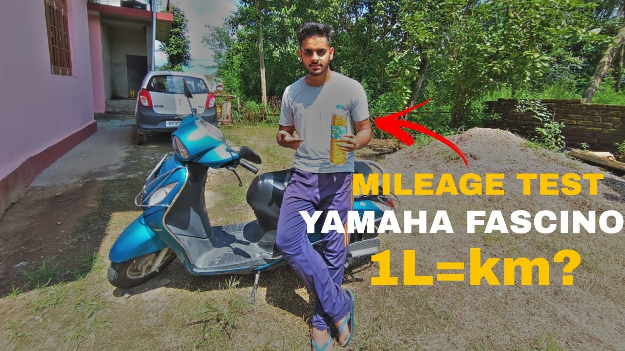 Yamaha fascino Scooty Mileage Test | Unexpected Mileage 😯 In Local Area #viral #anshulvlogs