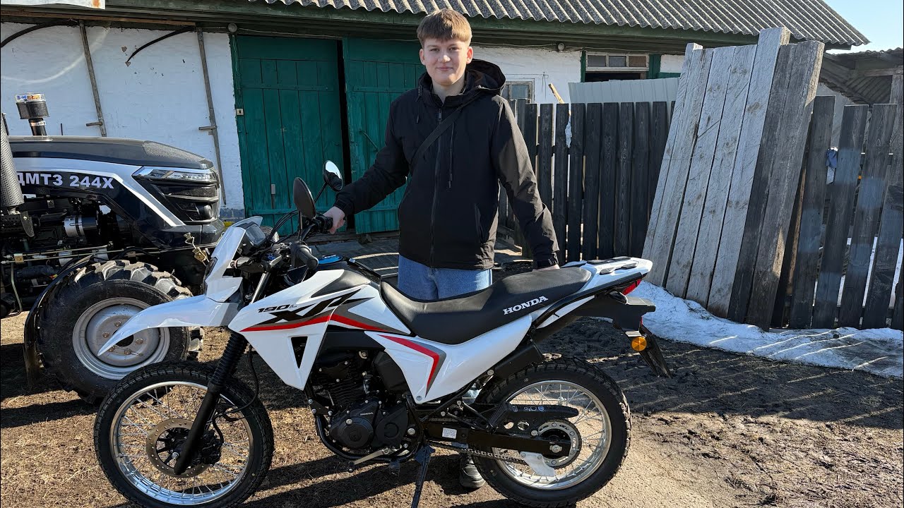 Поповнення транспорту в селі ! Honda XR 190L - достойна заміна Bajaj boxer 150