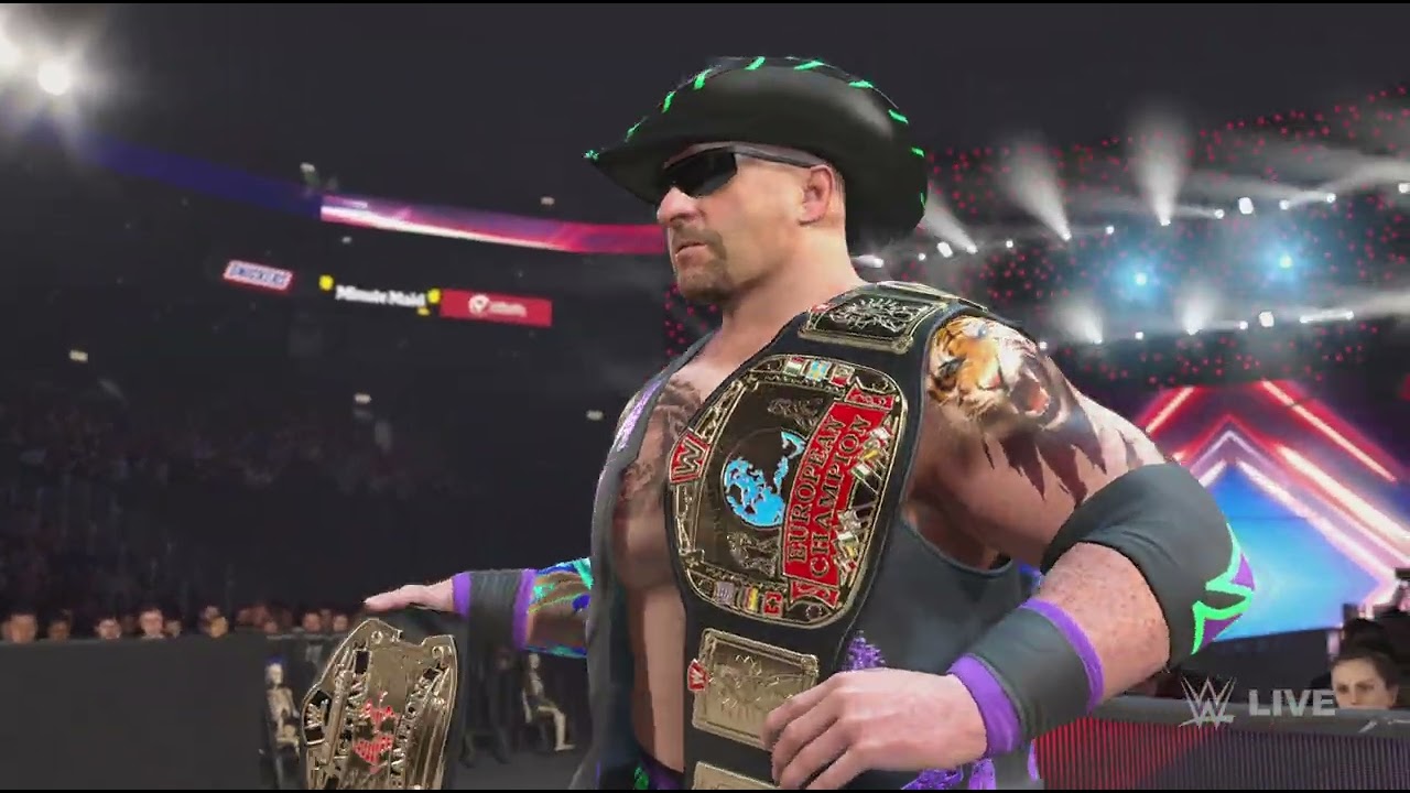 WWE 2K26_Матч за титул чемпиона Европы WWE