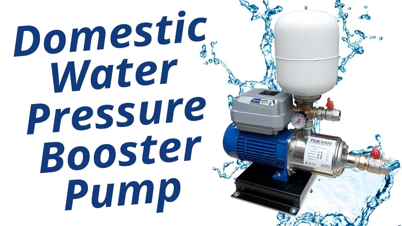 Increase your domestic water pressure with a PUK Vari Boost Pump 3-60