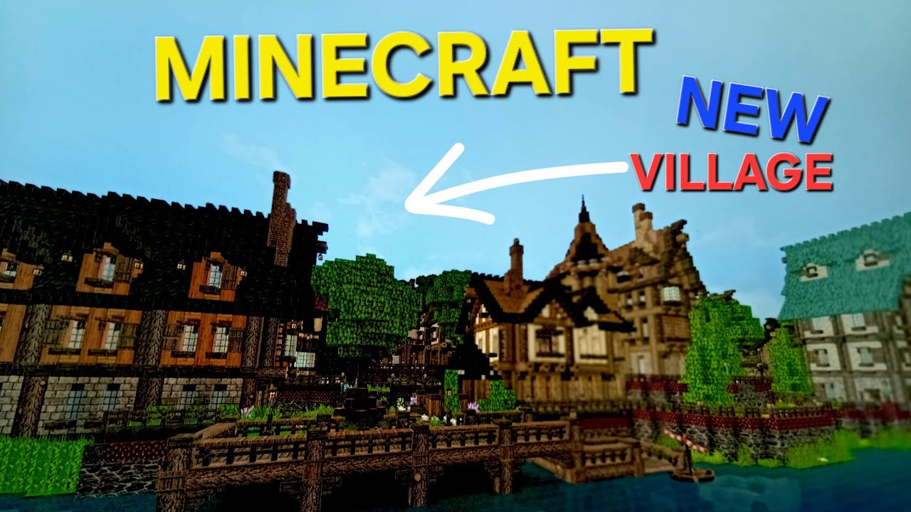 MINECRAFT:  I built Another Medieval Village in my forever medieval world.Conquest Textures. 