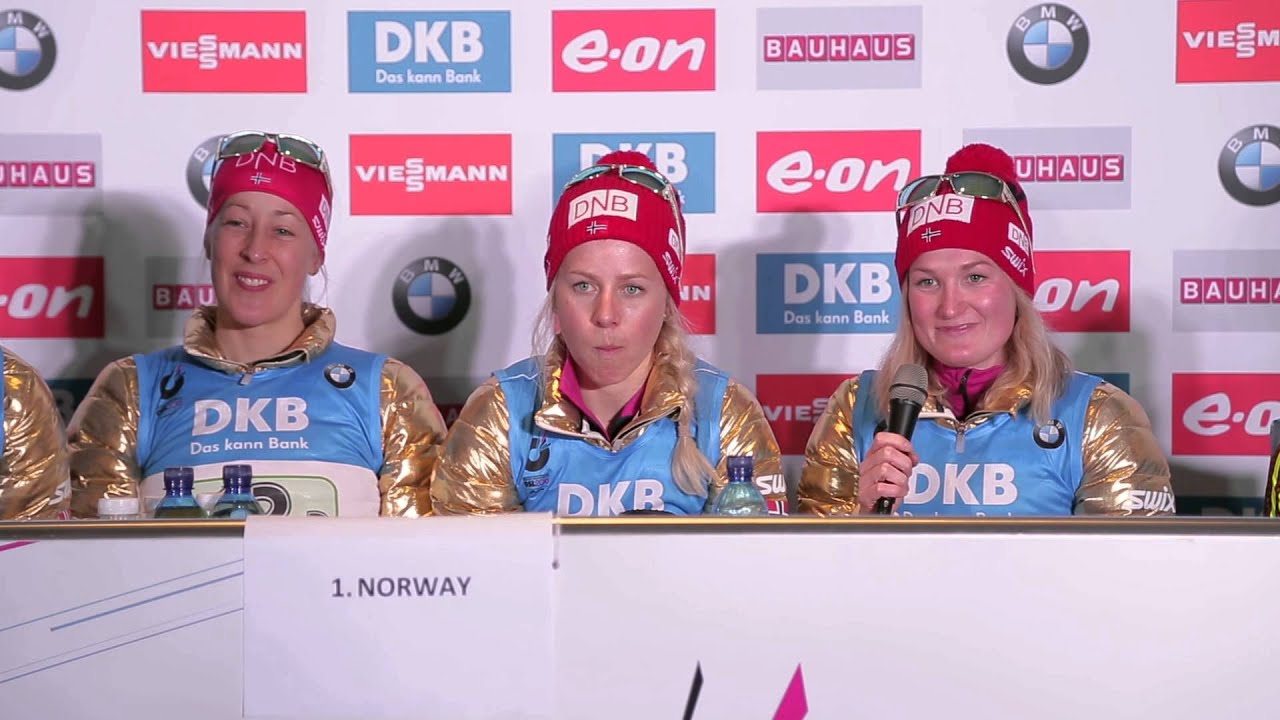 WCH Women's Relay: Norway, France and Germany