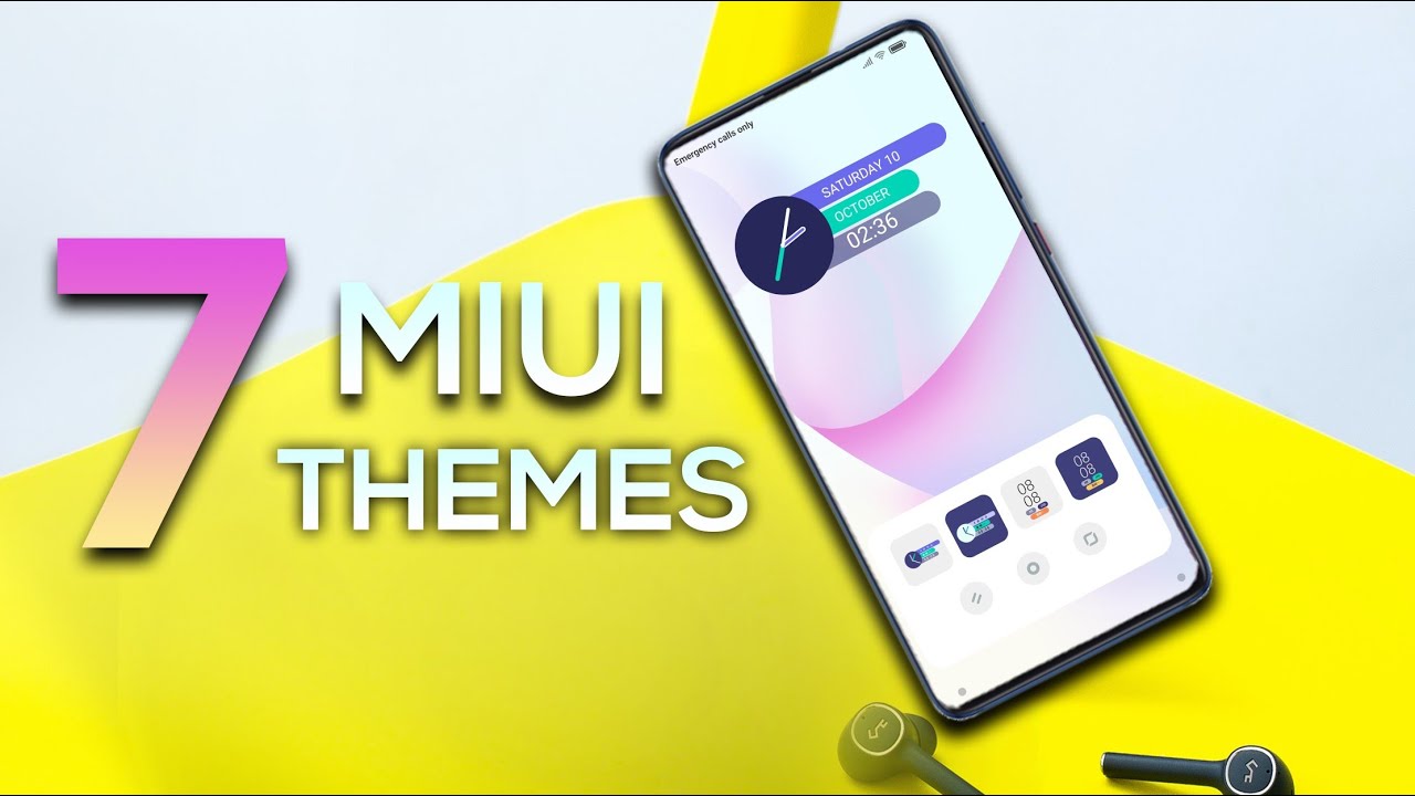 Miui 12 Top 7 Best Themes |Customized your Redmi Phone 2021😍🔥|