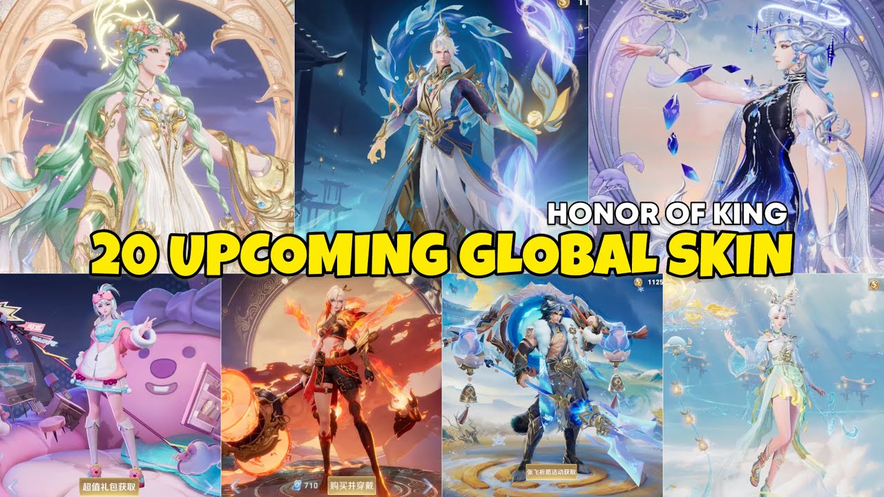 Upcoming Global 20 High Tier Skin Honor Of king 2025 - Skill Effect Preview - Part 1