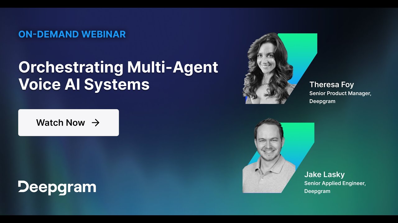 Orchestrating Multi-Agent Voice AI Systems — Live Webinar