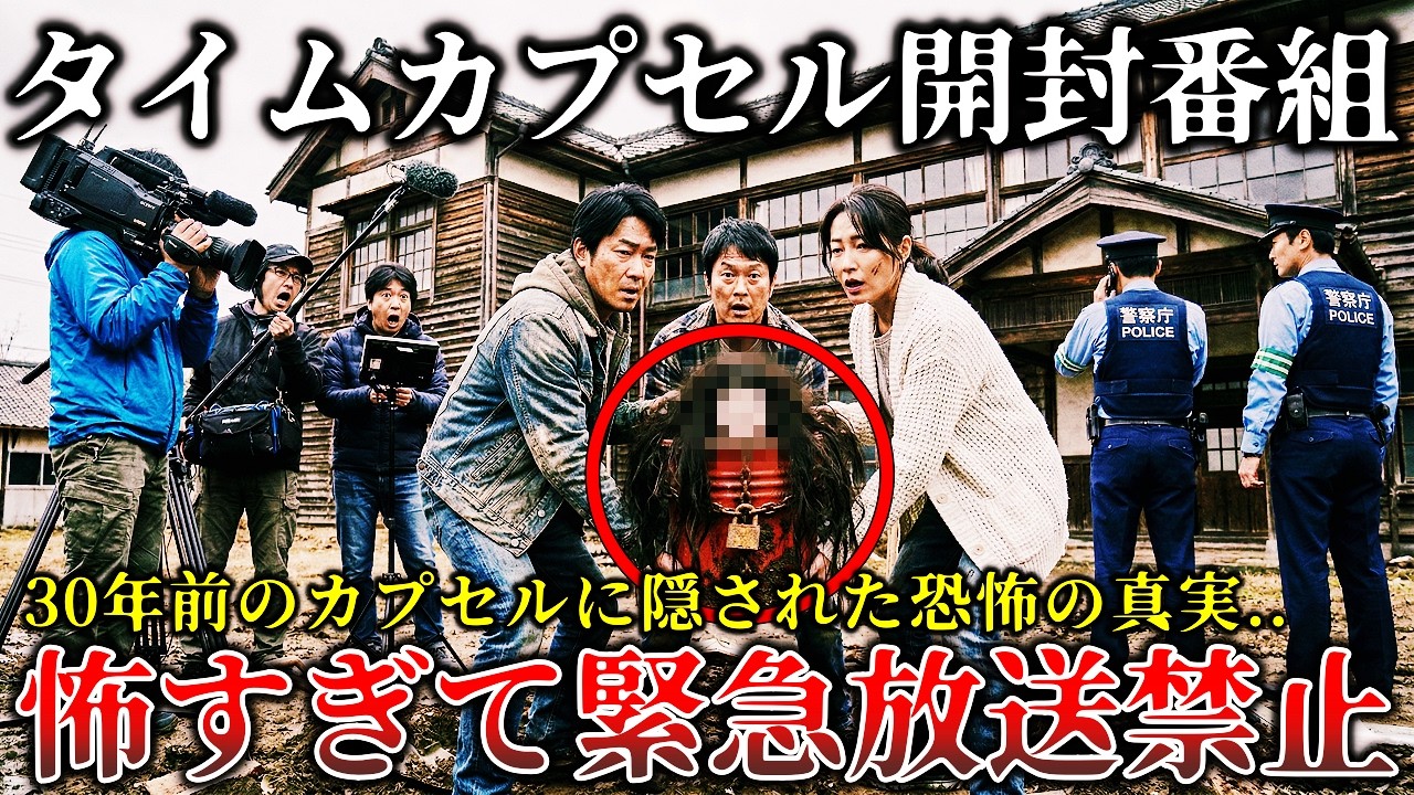 【怖い話】※怖すぎて放送禁止..30年前のタイムカプセルを開ける番組のロケで恐ろしい物が発見され緊急事態でお蔵入りになった恐怖の撮影現場【ゆっくり解説】