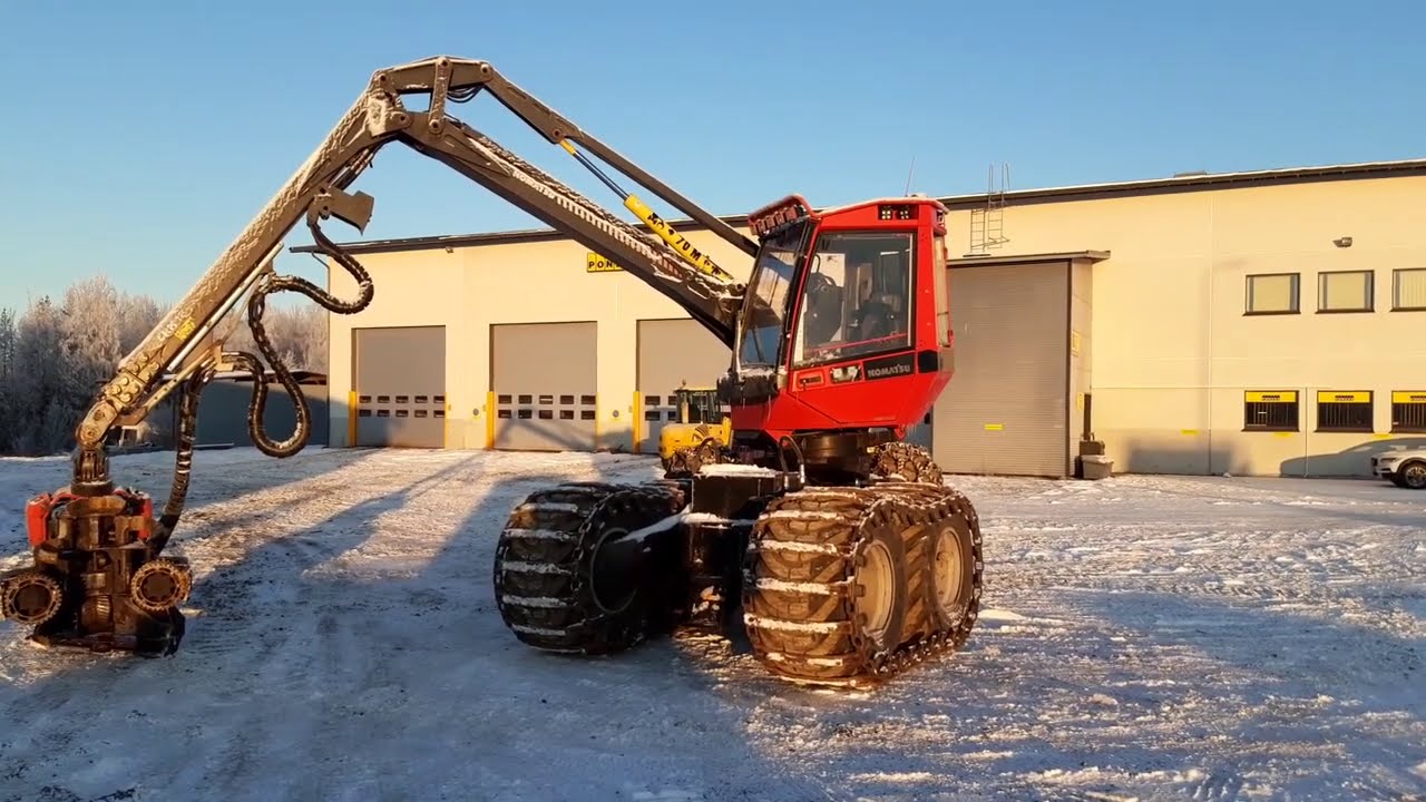 Komatsu 911.5, CRH 18 DT crane, 350 Harvester head., ***SOLD***