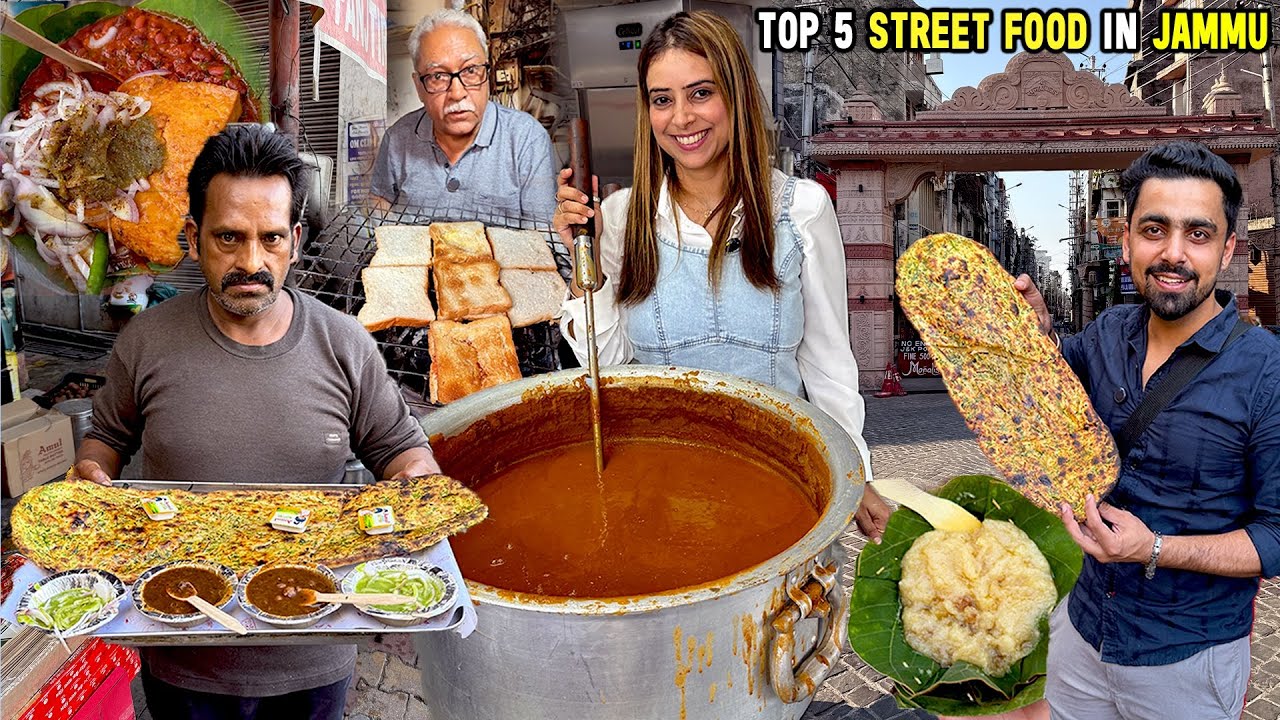 TOP 5 Street Food in Jammu | Jammu Street Food | Best Food in Jammu | Street Food India