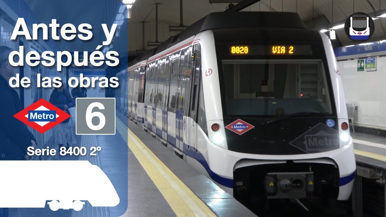 Antes y despu&eacute;s de las obras de L6 (Fase 2) | Metro de Madrid