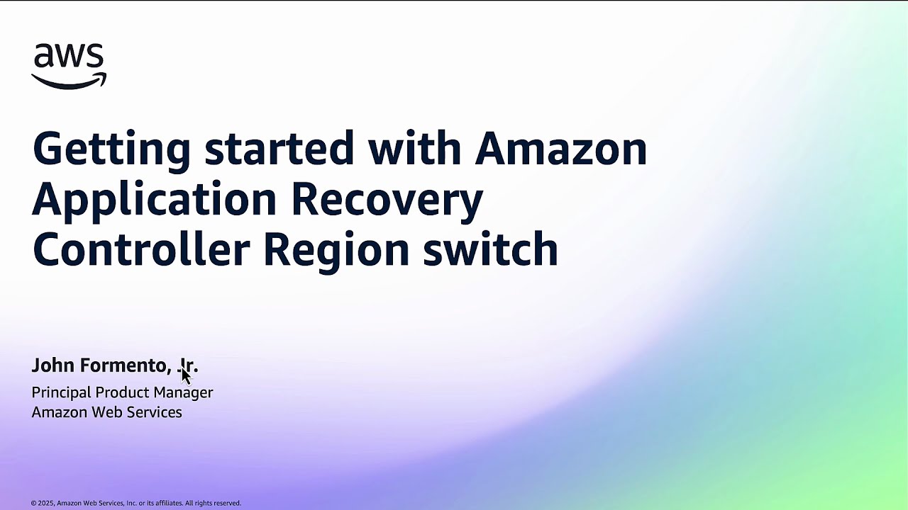How to use Region switch for multi-Region application recovery | Amazon Web Services