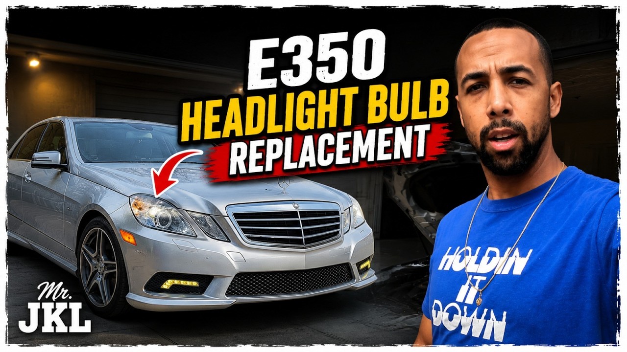How to change headlamp bulbs in your Mercedes E class