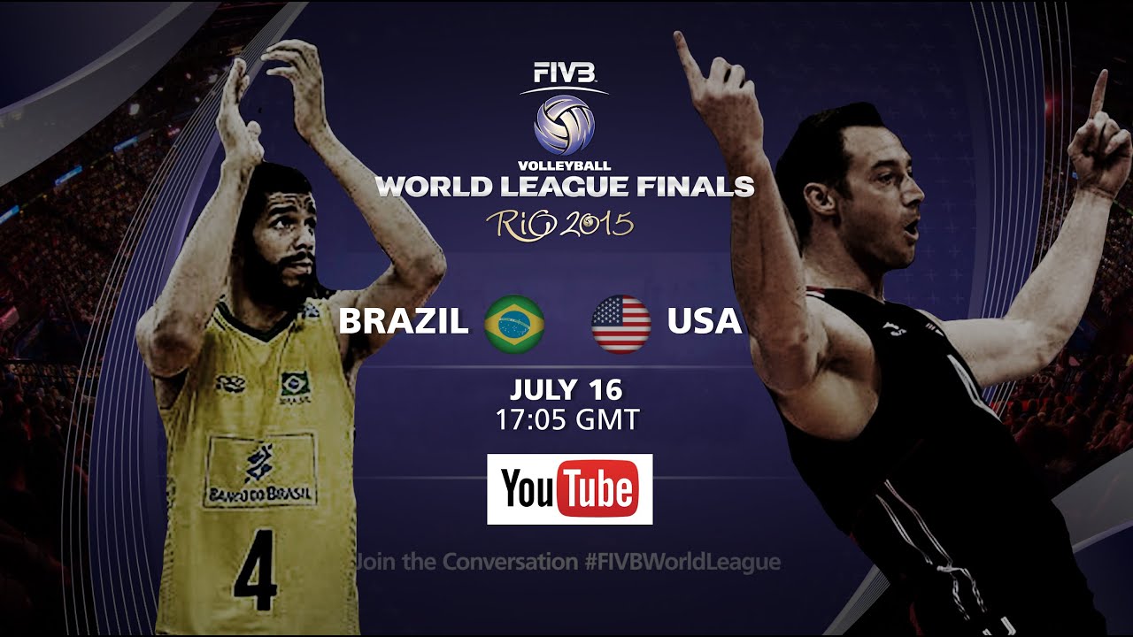 Live: Brazil vs USA - FIVB Volleyball World League Final 2015