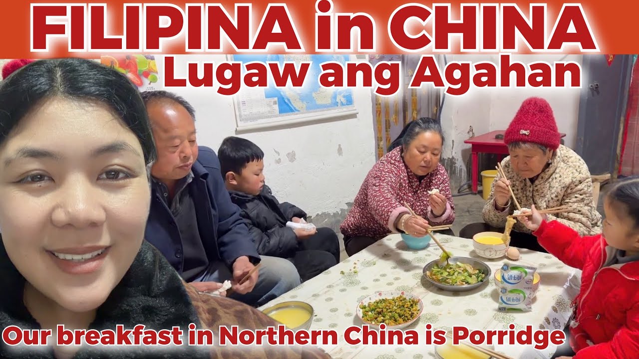 FILIPINA in Northern CHINA: Our Breakfast is Porridge. Lugaw lagi agahan namin! 