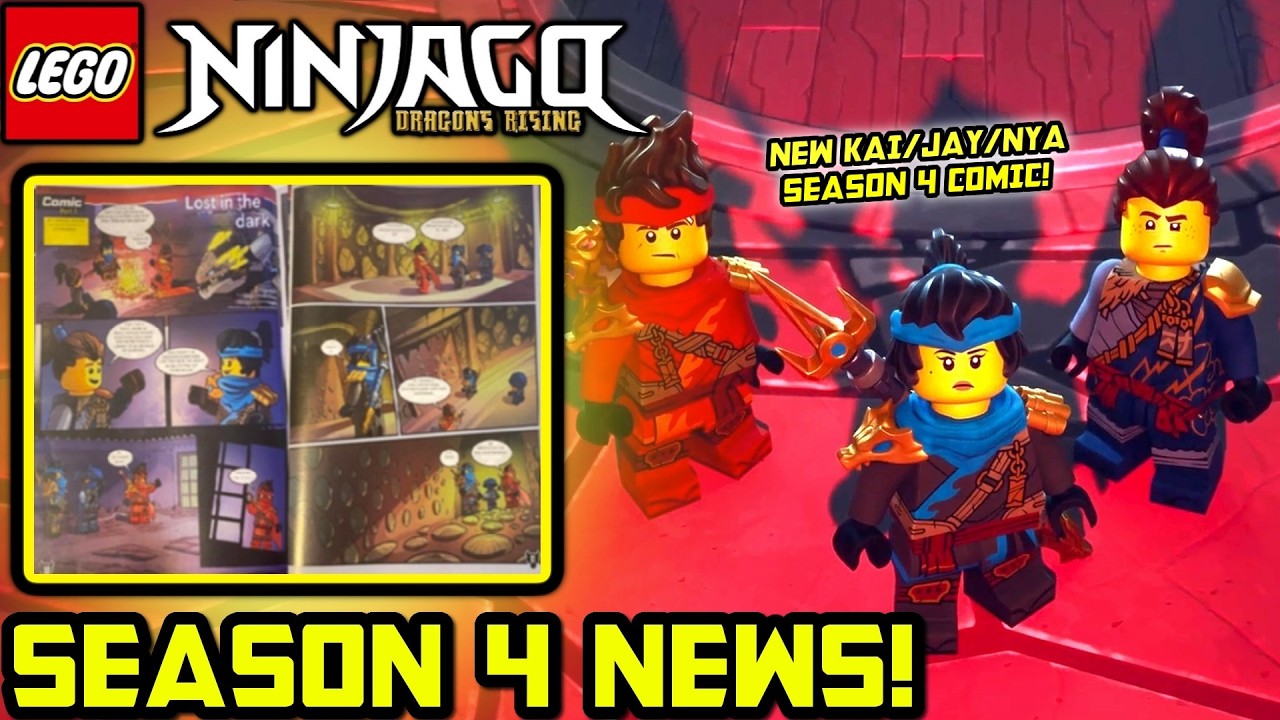 New Season 4 Story Comic Out Now! ⚡ Ninjago Dragons Rising Season 4 News and Updates!