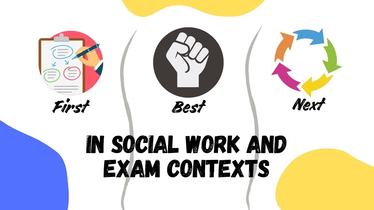First, Best, Next, and Most | A Framework for LCSW/LMSW Exam Success || LCSWVIBES