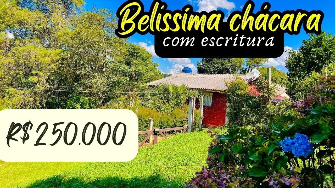 VENDIDO | TANQUE DE PEIXE | POMAR COMPLETO | RICA EM ÁGUA | CASA | PRÓX DE CURITIBA!