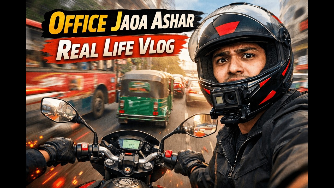 Office Jaoa Ashar Real Life Vlog | Dhaka Traffic POV